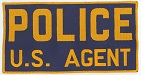 The U.S. Agent/Police patch used by several Treasury Department agencies.