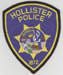 The Hollister Police Dept., Hollister, California.