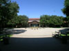 Front courtyard of the Reagan Presidential Library.