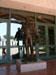 Statue of President Reagan near the Library entrance.