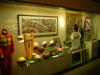 Library exhibit: sports memorabilia gifts.