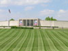Front exterior of the Truman Presidential Library.